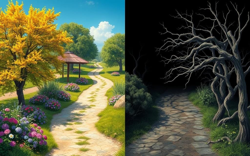 Caminhos dos justos e ímpios Caminhos dos justos e ímpios