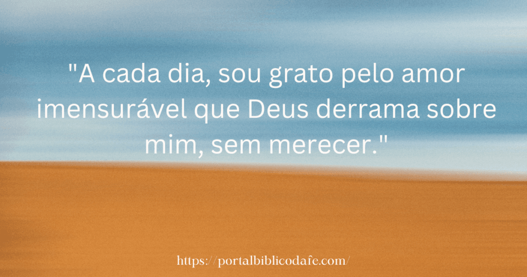 Aqui estão 30 frases inéditas sobre gratidão, inspiradas na Bíblia, em Deus e em Jesus:"Senhor, sou grato não apenas pelas bênçãos que vejo, mas também pelas que ainda não compreendo."
"Jesus me ensinou que a verdadeira gratidão não vem do que tenho, mas de quem caminha ao meu lado."
"Quando agradeço, minha alma se alinha ao coração de Deus."
"A gratidão abre portas que a pressa e a ansiedade fecham."
"Não preciso ver para crer, nem ter para agradecer. O amor de Deus já é o suficiente."
"Toda oração deve começar e terminar com gratidão, pois Deus sempre está trabalhando por nós."
"A fé me ensina a agradecer antes mesmo de receber, pois sei que Deus já preparou o melhor."
"Se meu coração estiver cheio de gratidão, não sobrará espaço para a preocupação."
"A gratidão transforma cada pequeno detalhe da vida em um milagre visível."
"O que hoje é motivo de gratidão, um dia foi motivo de oração."
"A gratidão ilumina o caminho, pois nos lembra de tudo que Deus já fez por nós."
"Quanto mais agradeço, mais percebo que a graça de Deus me sustenta em tudo."
"A cruz de Cristo é a maior prova de que sempre temos um motivo para agradecer."
"A cada amanhecer, Deus me dá um novo motivo para agradecer."
"Gratidão não é sobre ter tudo, mas sobre saber que Deus é tudo o que preciso."
"Senhor, se em algum momento eu esquecer de agradecer, perdoa-me, pois cada dia é um presente Teu."
"Jesus multiplicou pães e peixes, mas antes disso, Ele agradeceu. A gratidão sempre precede o milagre."
"Mesmo nas lutas, encontro razões para ser grato, pois sei que Deus transforma dor em crescimento."
"Minha gratidão a Deus não depende das circunstâncias, mas da certeza de que Ele sempre cuida de mim."
"Sou grato pelo que Deus me deu e confiante pelo que Ele ainda vai fazer."
"Os planos de Deus são perfeitos, e a gratidão é o reconhecimento disso."
"O coração que aprende a agradecer vive em paz, porque sabe que Deus está no controle."
"Sou grato porque sei que cada desafio é um degrau que Deus usa para me levar mais alto."
"Agradecer é declarar que confio mais em Deus do que nas circunstâncias ao meu redor."
"Que minha vida seja um reflexo da gratidão por tudo que Deus já fez por mim."
"Os céus proclamam a glória de Deus, e minha alma proclama gratidão pelo Seu amor infinito."
"Senhor, minha oração hoje não é para pedir, mas para agradecer pelo Teu amor inabalável."
"Nada me falta, pois a presença de Deus já é minha maior riqueza."
"O maior presente que Deus me deu foi a vida eterna em Cristo. Por isso, serei eternamente grato."
"A gratidão é a memória do coração que reconhece a bondade de Deus em cada detalhe."Essas frases podem ser usadas em legendas, posts e reflexões sobre gratidão. Se precisar de mais, me avise! 🙏💙✨