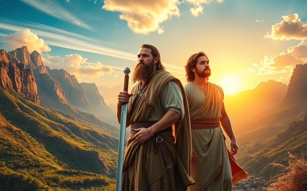 calebe e josué