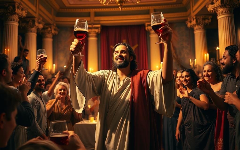 Jesus e o vinho