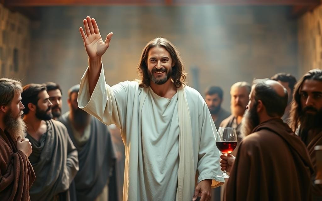 Jesus e o vinho