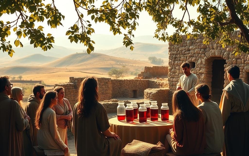 transformação de água em vinho
